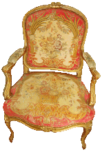 Fauteuil Louis XV du château de maintenon